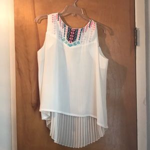 Tank top blouse